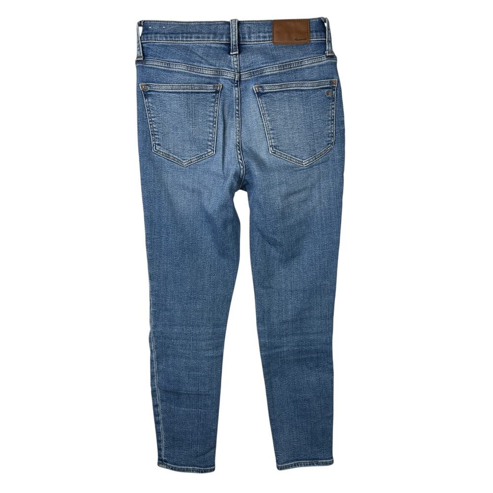 Madewell 9" Mid Rise Skinny Jeans Crop Button Fly Light Wash Womens 26 - Picture 2 of 6